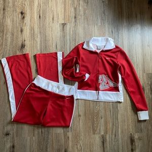 Vintage Red & White Nike Sweatsuit
